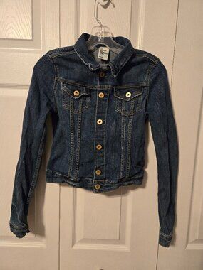 H&M Denim Button Jacket, Size 4.
